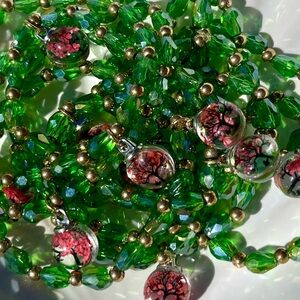 Tree Of Life Glass Beaded Bracelets NWOT